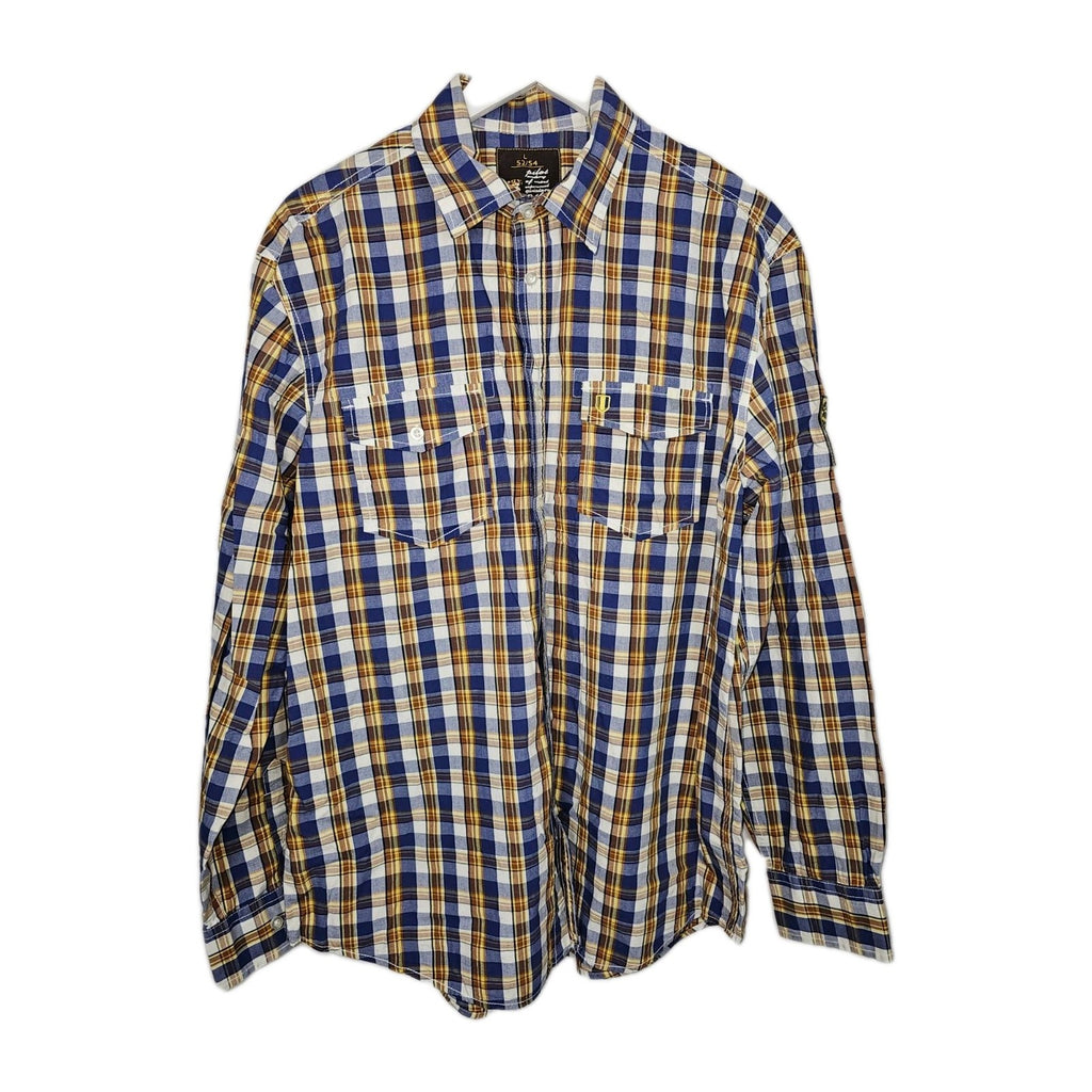 EK682 Herren Hemd von Reward, gelb-blau, Gr.L (52/54)0