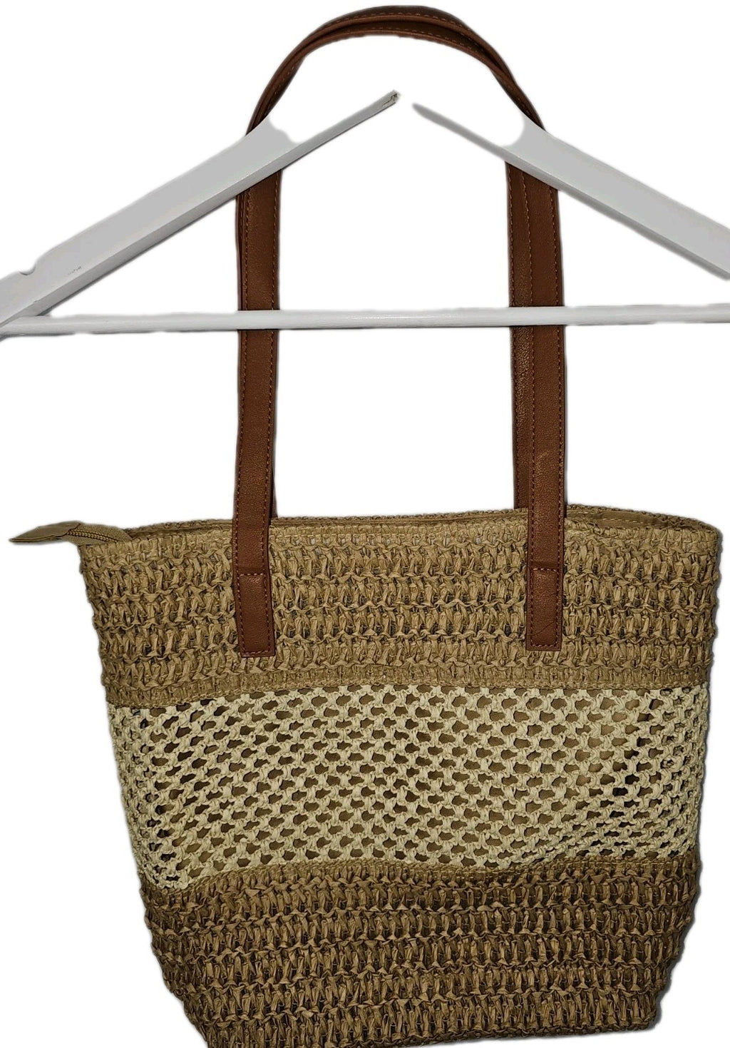 EK9426 Damen Tasche, beige, Mittelgroß2