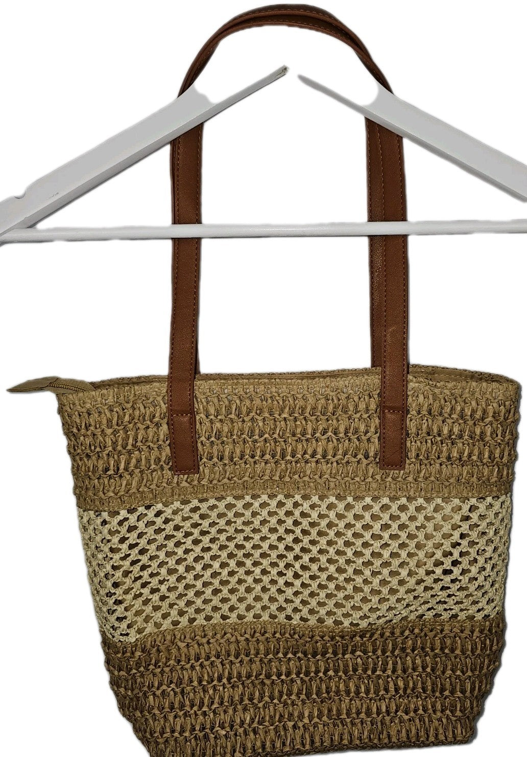 EK9426 Damen Tasche, beige, Mittelgroß2