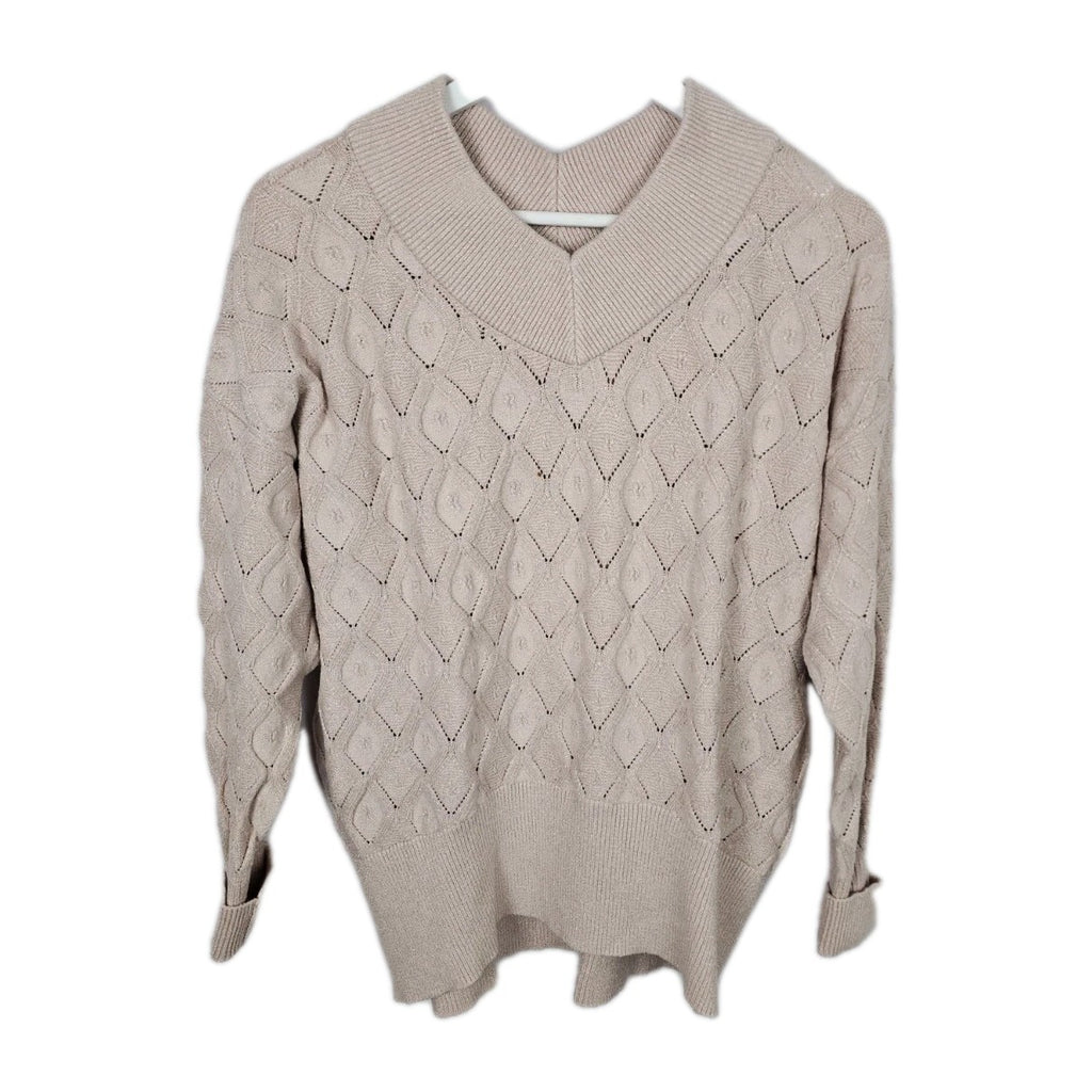 EK9094 Damen Pullover von Estelle Jolie, Altrosa, Gr. 400