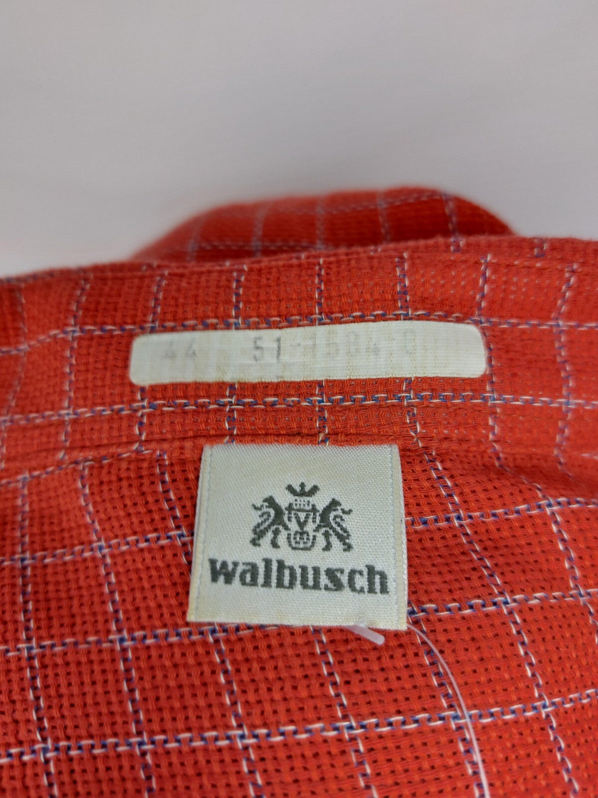 EK1134 Herren Hemd von Walbusch, rot, Gr.448
