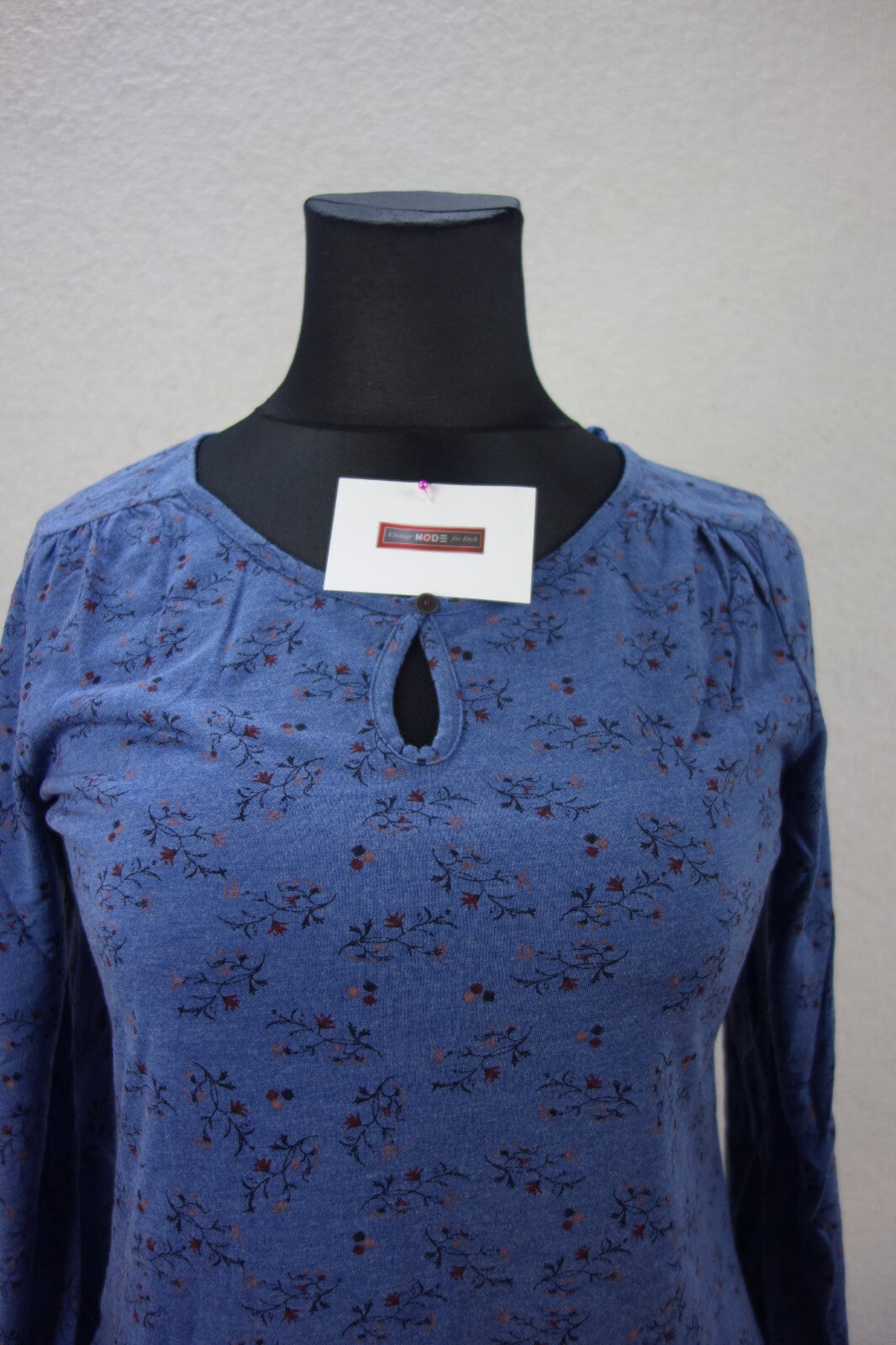 EK3380 Damen Oberteil von edc, blau geblümt, Gr. XL1