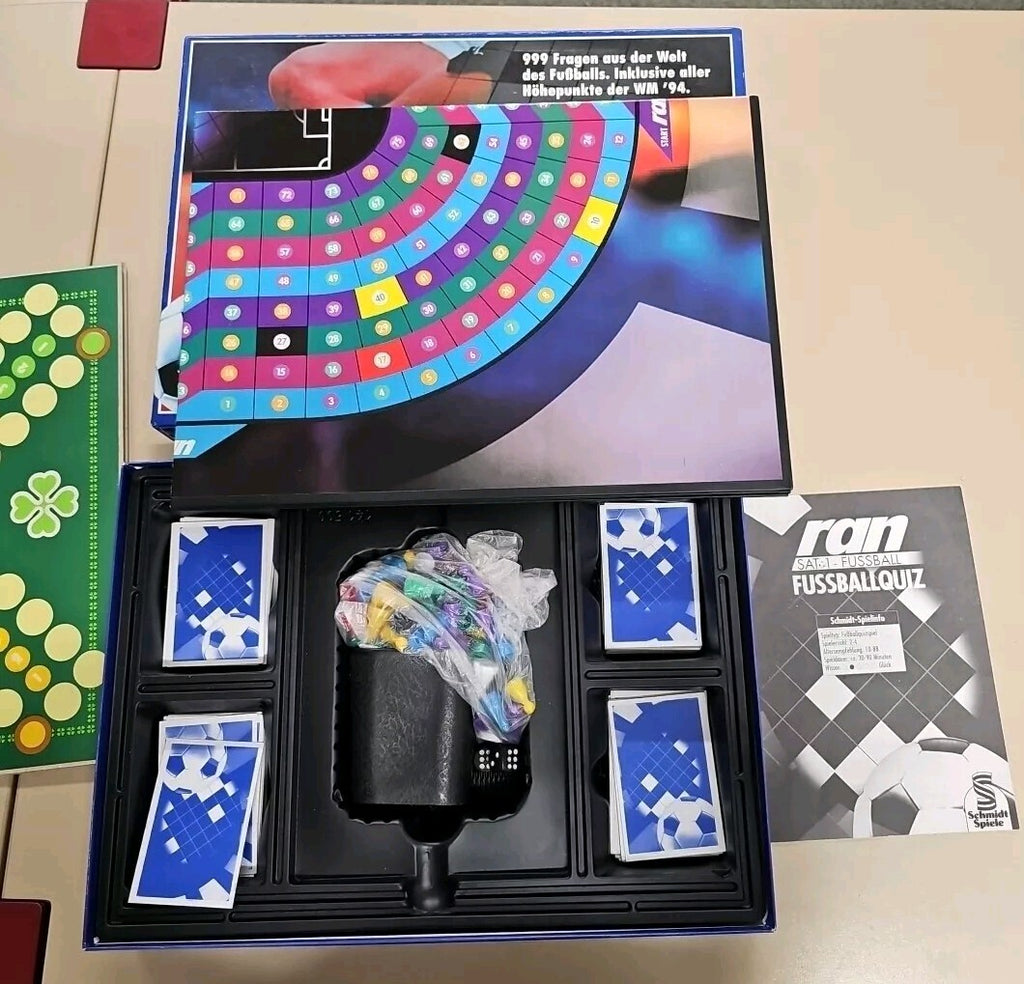 EB2059 Schmidt Spiele Sat 1 Ran Fussballquiz Brettspiel Neu & Versiegelt2