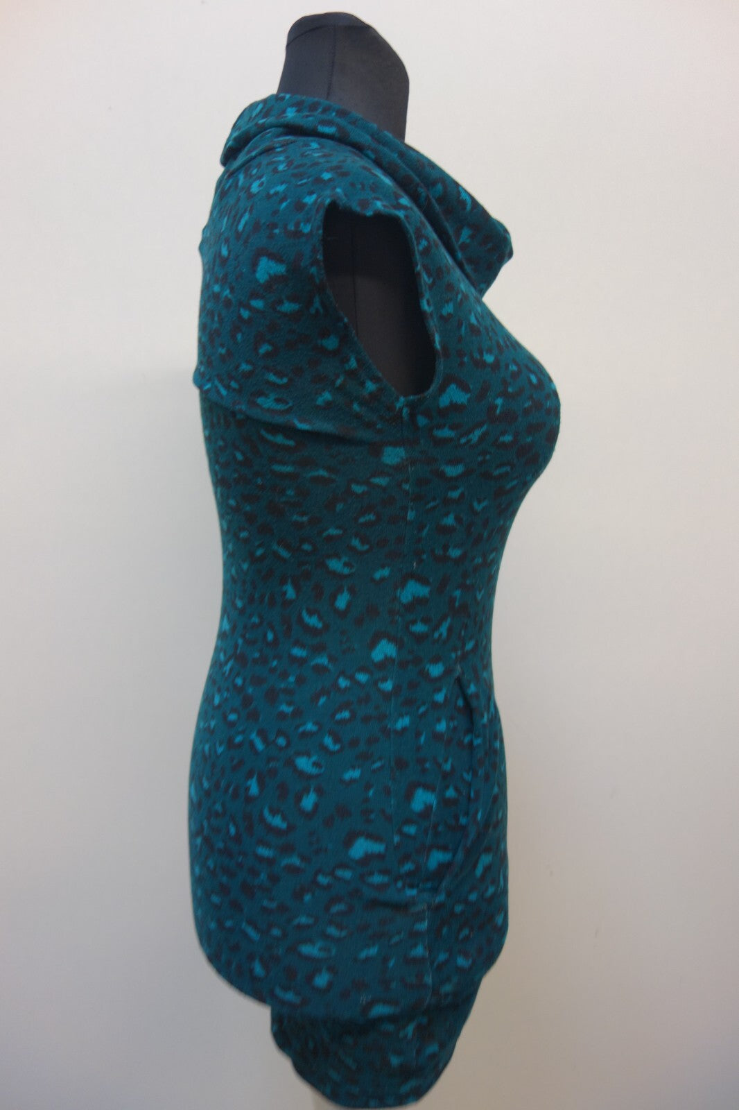 EK3766 Damen Kleid von Fishbon, grün/schwarz, Gr. S4