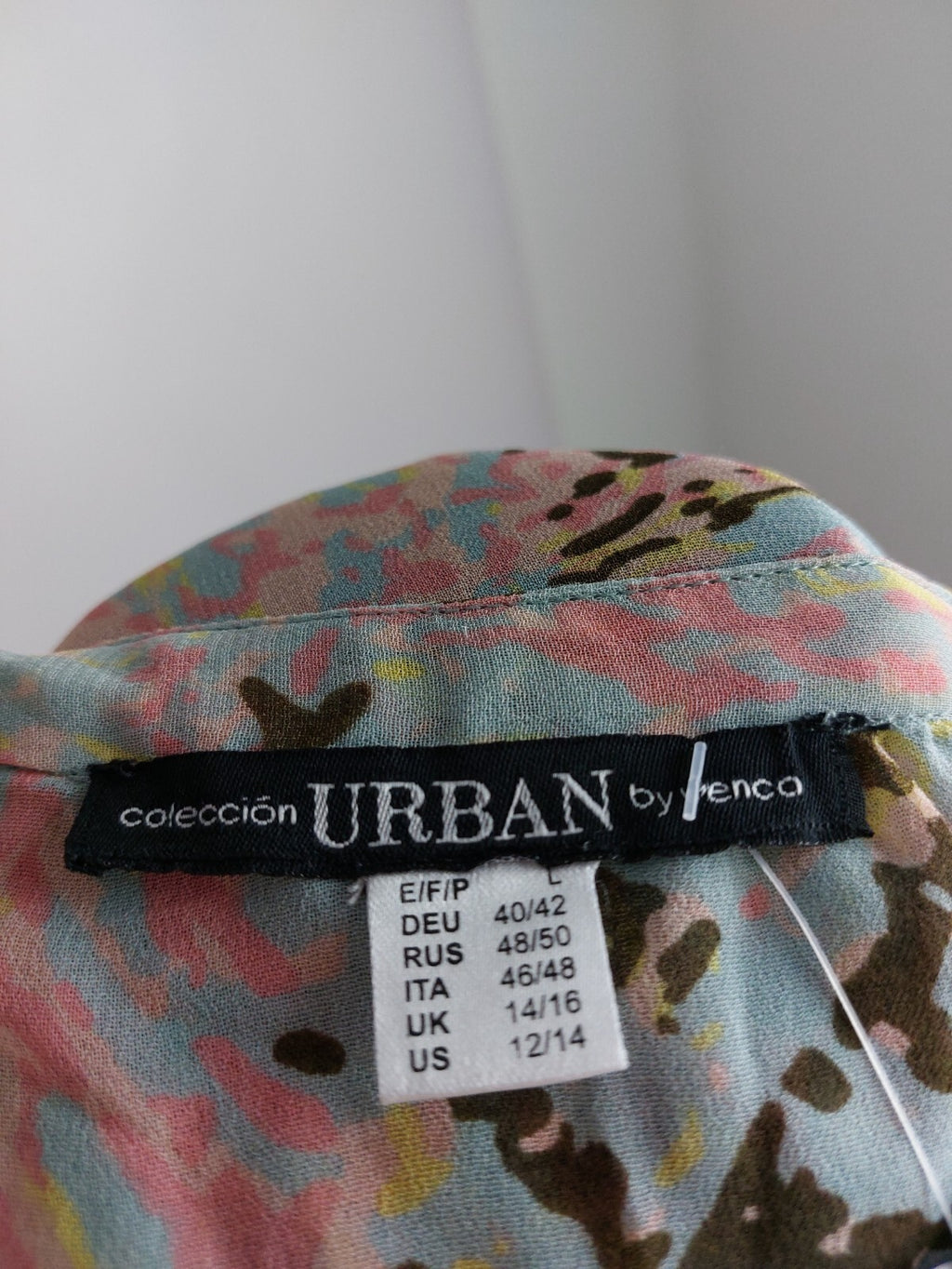 EK2518 Damen Kleid von Coleccion Urban by Venca, mehrfarbig, Gr.L10