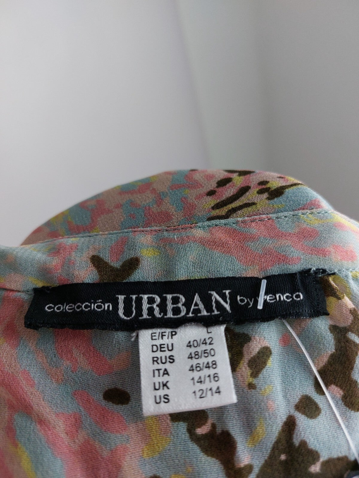 EK2518 Damen Kleid von Coleccion Urban by Venca, mehrfarbig, Gr.L10