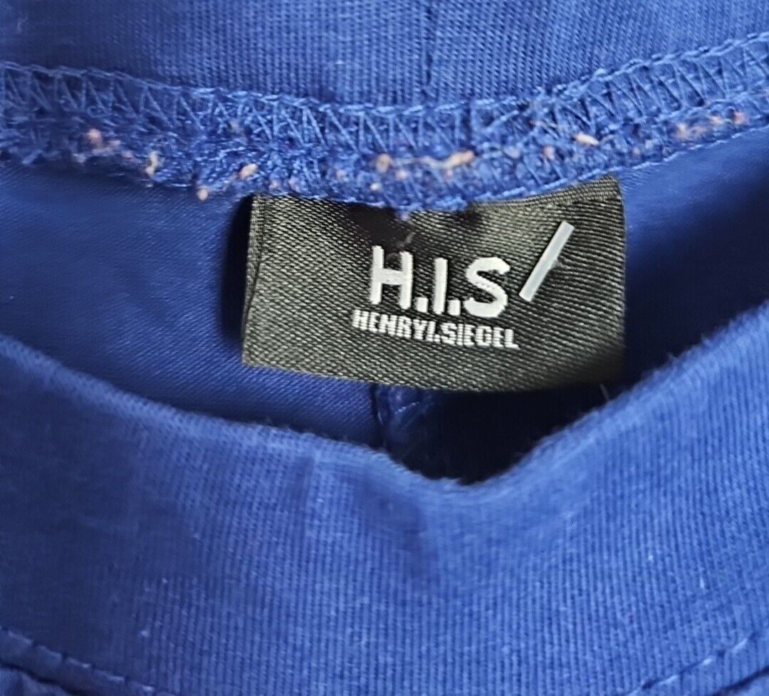 EB2501 Damen Leggins von H.I.S, blau-rot, Gr.36/381