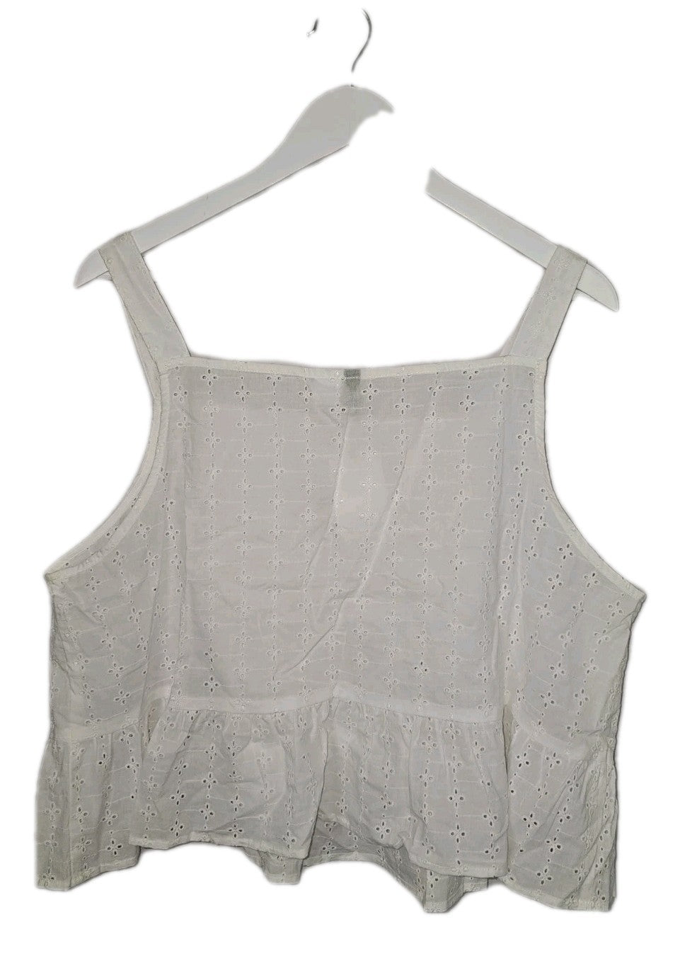 EK9044 Damen Trägershirt von H&M, Weiß, Gr. 503