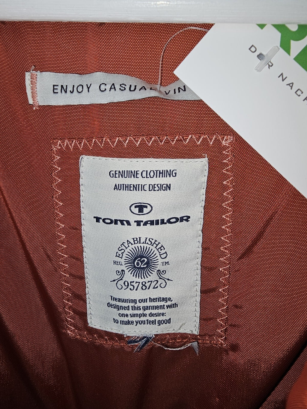 EK6907 Damen Jacke von Tom Tailor, Orange, Gr.178/893
