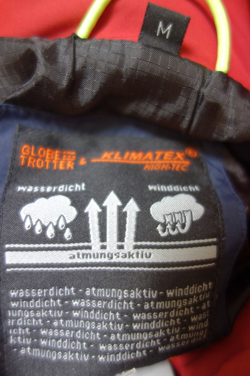 EK1908 Regenjacke von Globe Trotter, rot, Gr. M5