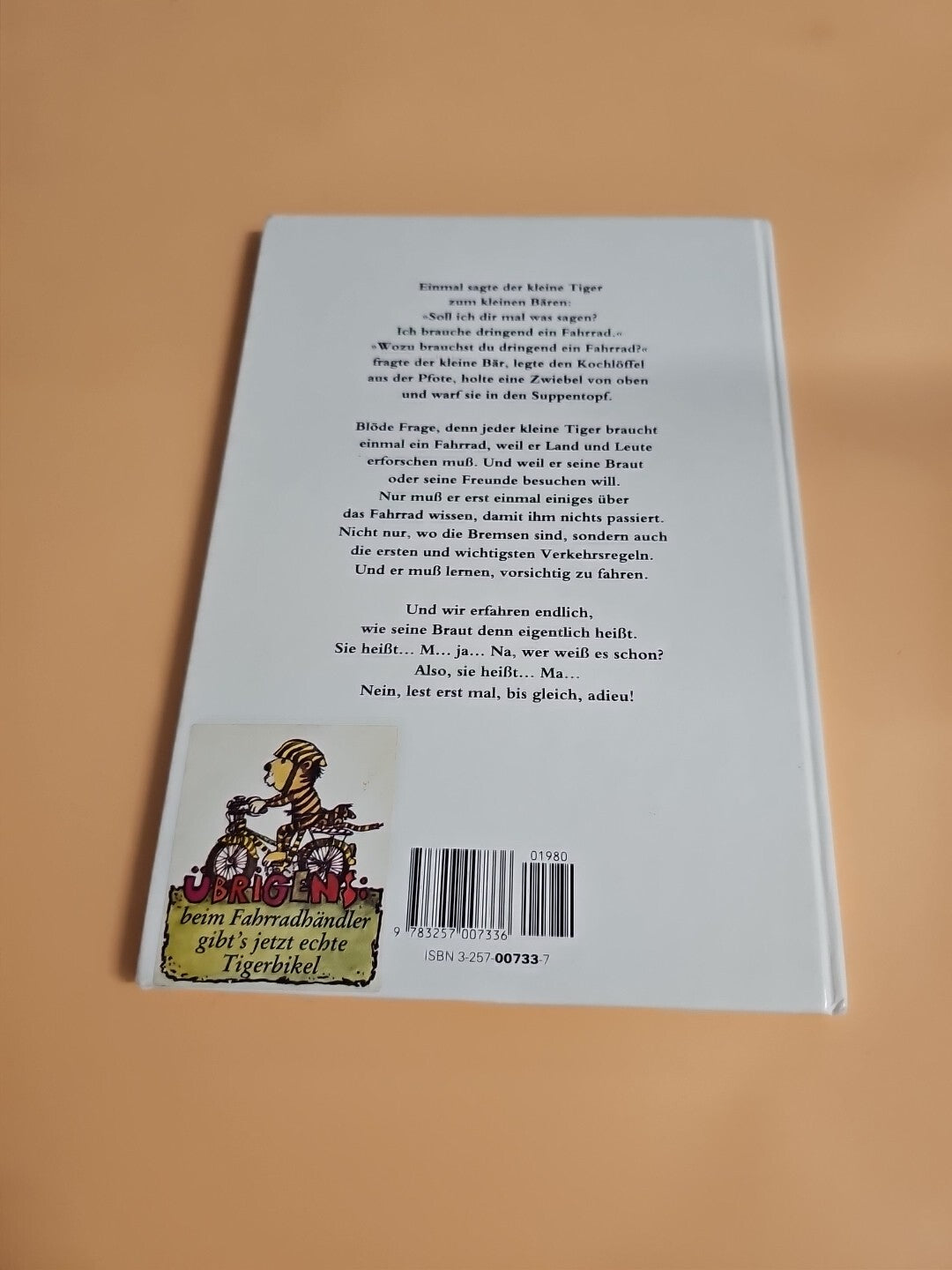 Der kleiner Tiger braucht ein Fahrrad ( von Janosch) 871