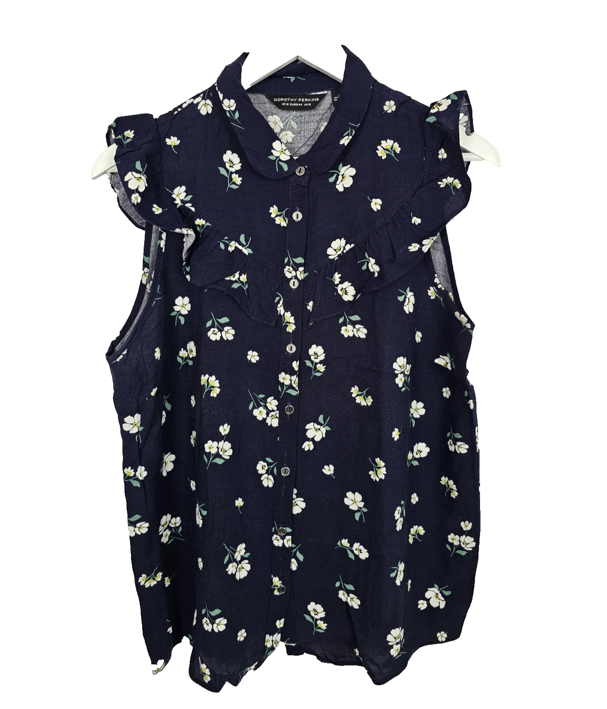 EK8350 Damen Bluse von Dorothy Perkins, Dunkelblau, Gr. 440
