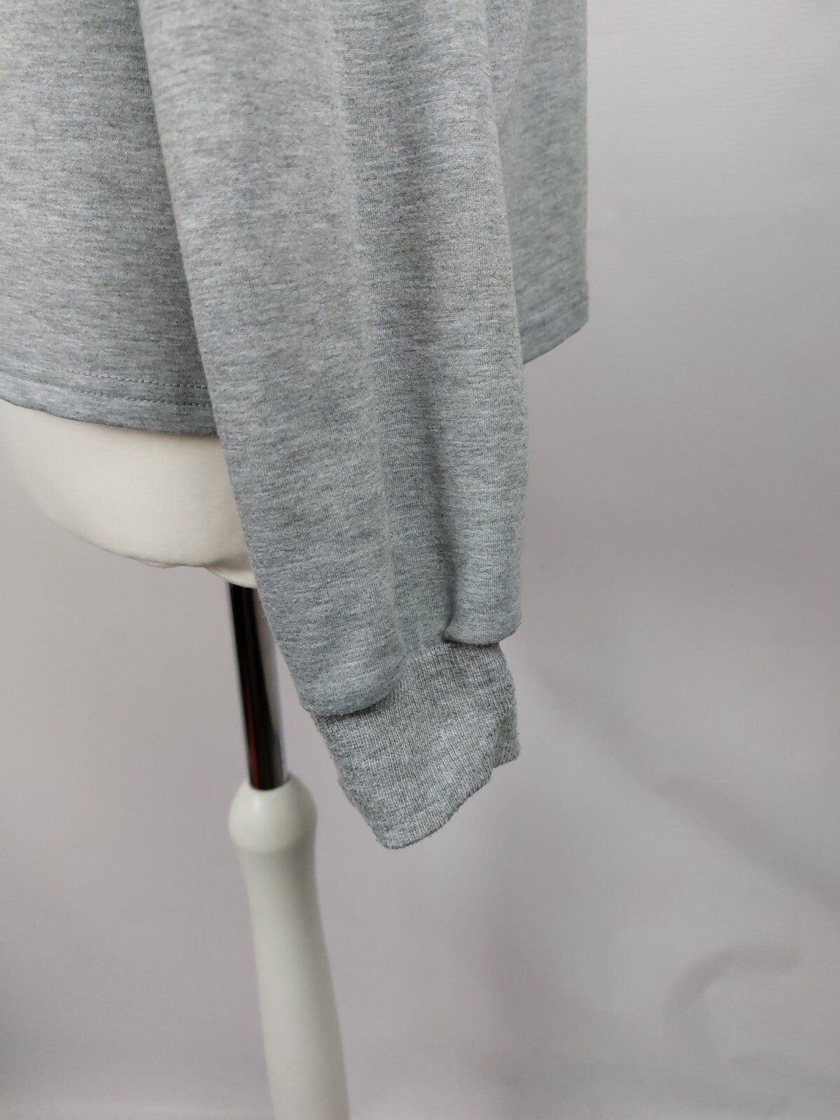 EK5114 Damen Pullover von Dazy, grau/schwarz, Gr. S7