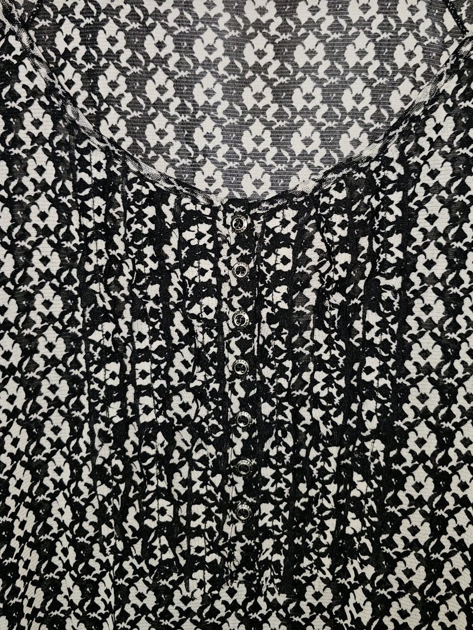 EK8784 Damen Bluse von Mexx, schwarz-weiß, Gr.M1