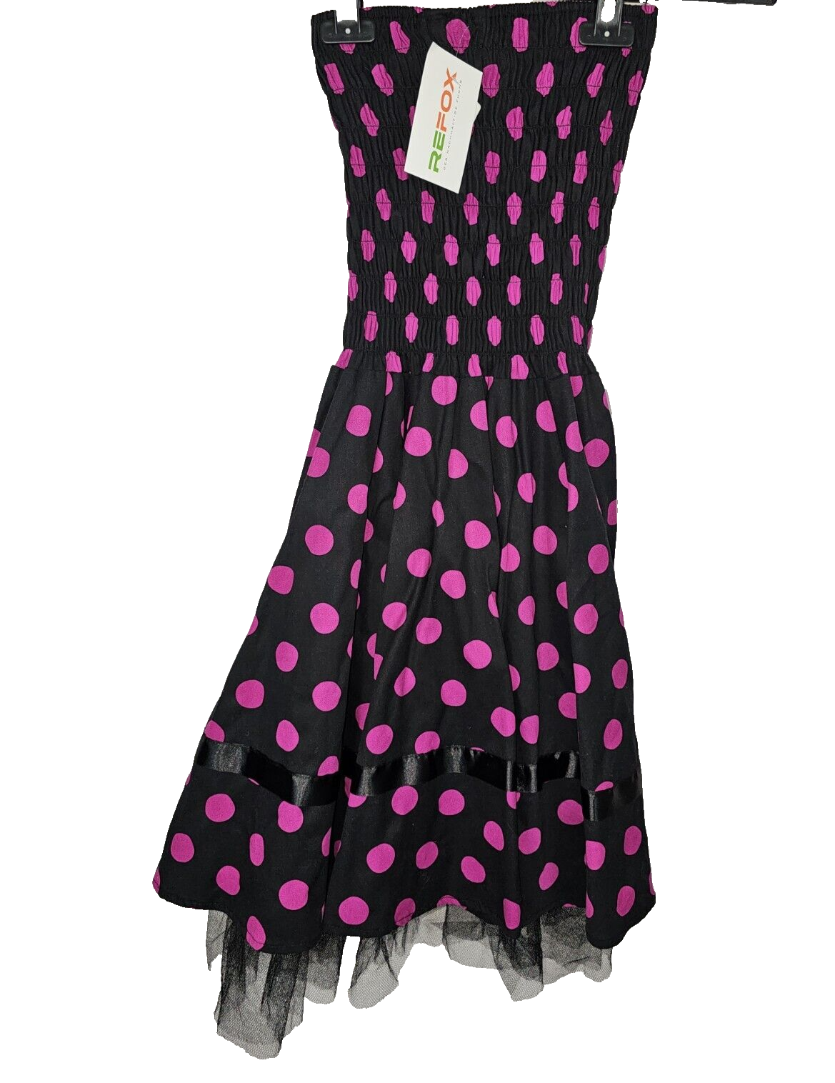 EK4544 Damen Kleid von Hearts & Roses, Schwarz/pink, Gr.382