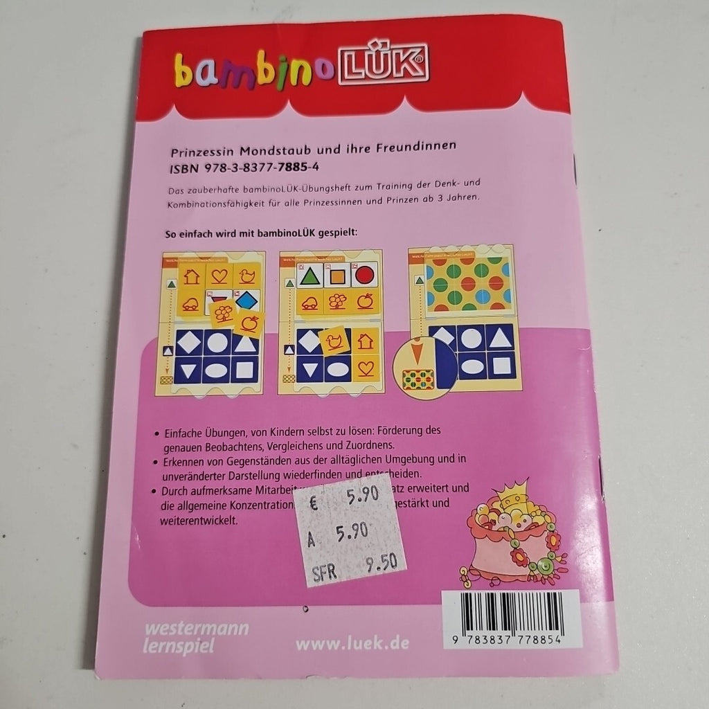 EB2067 Prinzessin Mondstaub - Michael Junga bambinoLÜK-Übungsheft1