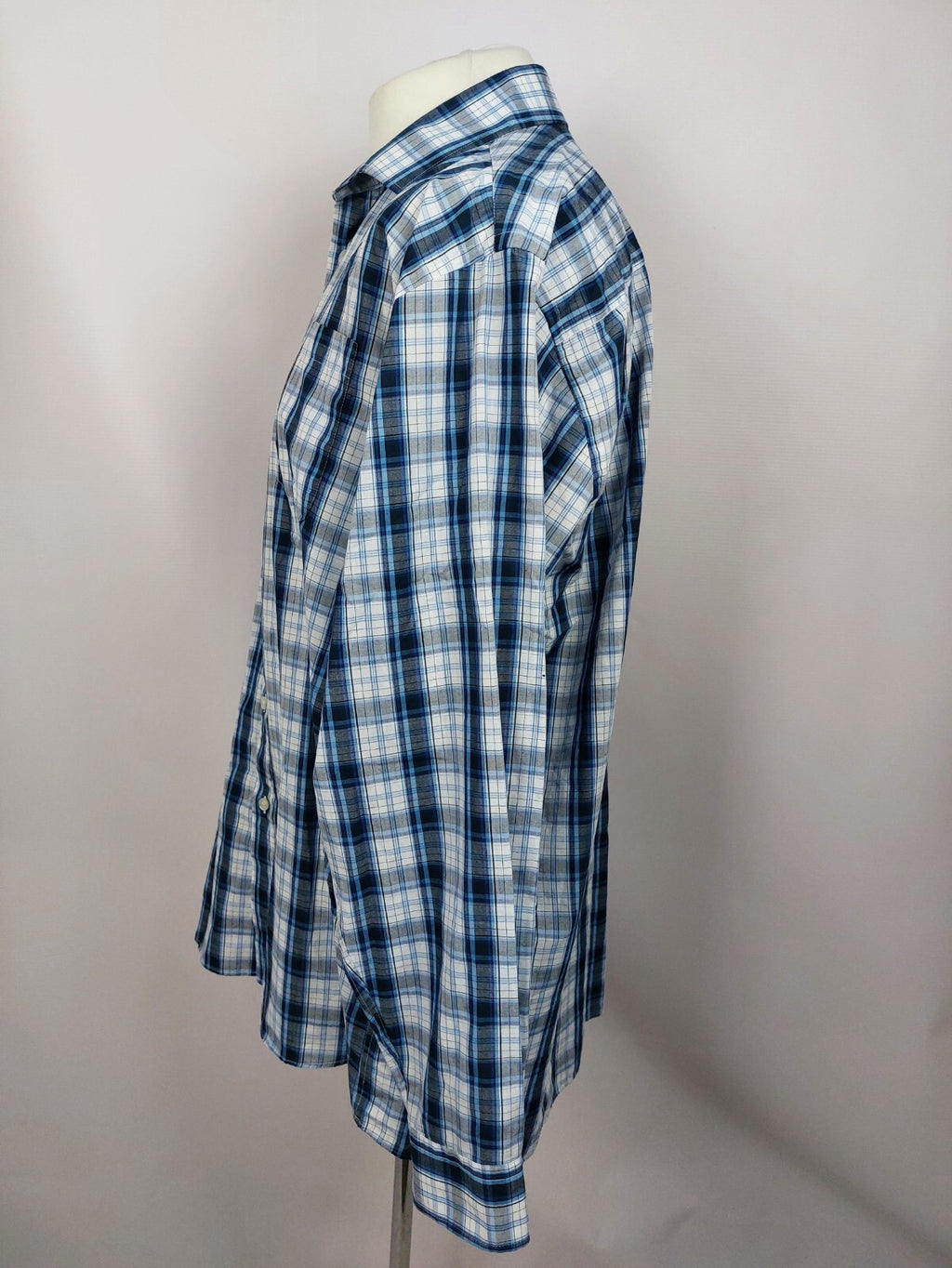 EK5166 Blau-gestreiftes Hemd von Cedar Wood State für Herren, Gr. XXL3