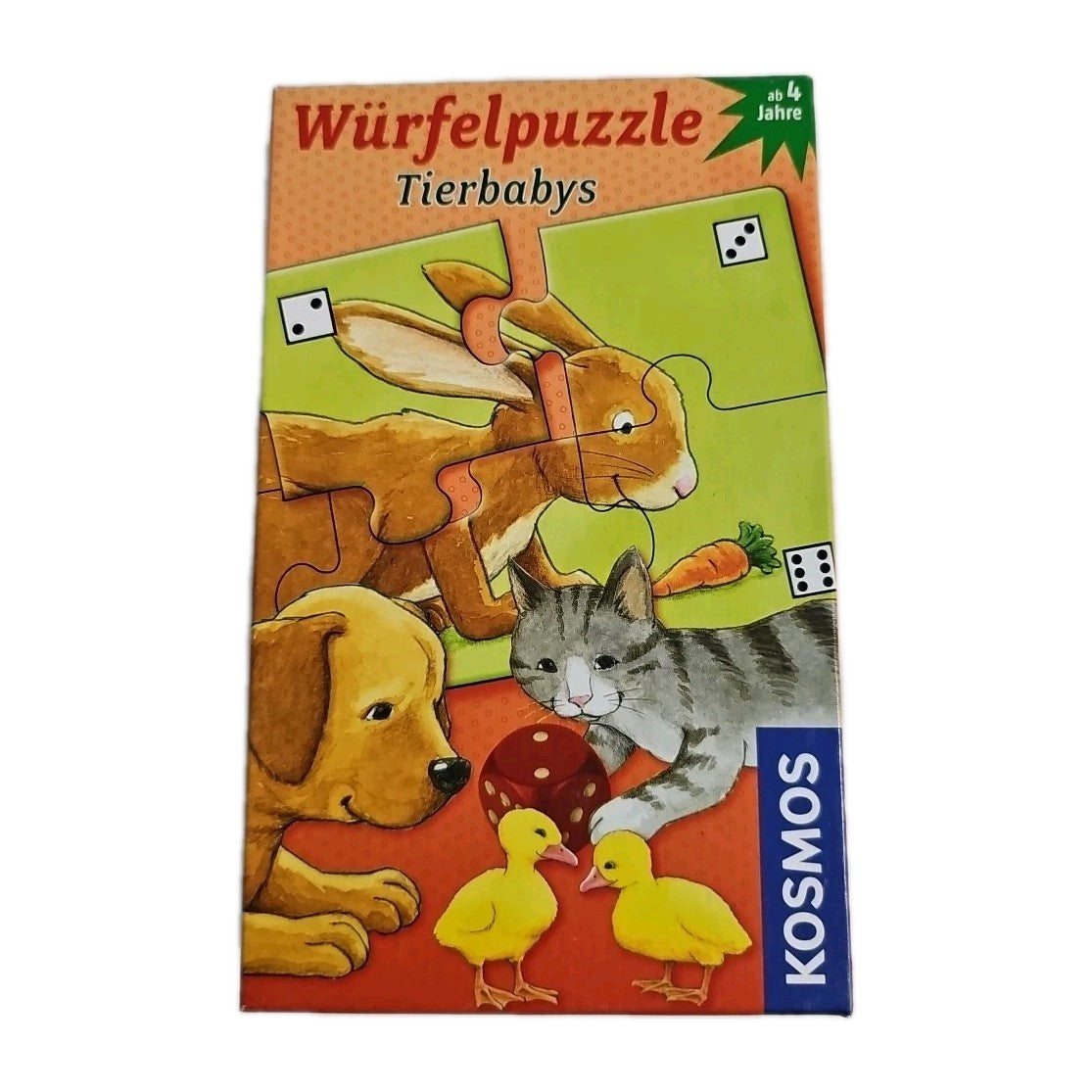 EK4394 Würfelpuzzle Tierbabys- Puzzels vollständig, Würfel fehlt 0