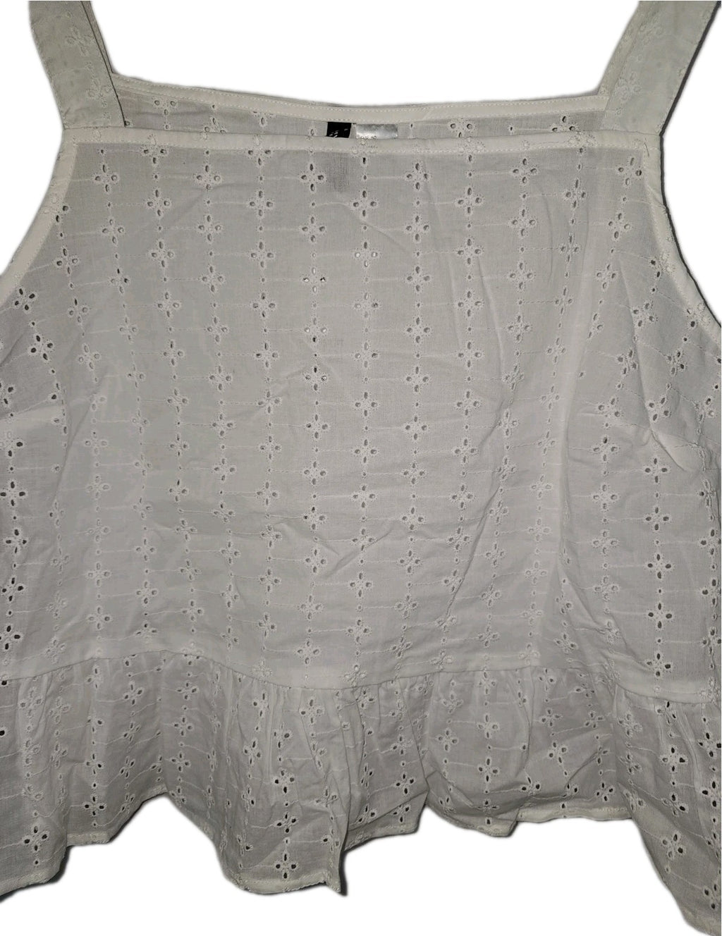 EK9044 Damen Trägershirt von H&M, Weiß, Gr. 501