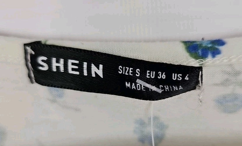 EK9797 Damen T-Shirt Shein Gr.S Weiß1