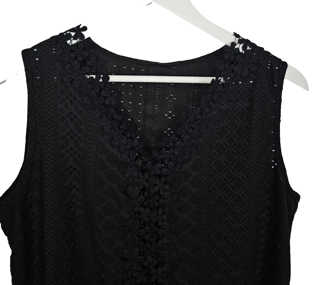EK8390 Damen Bluse von Shein, Schwarz, Gr. L1