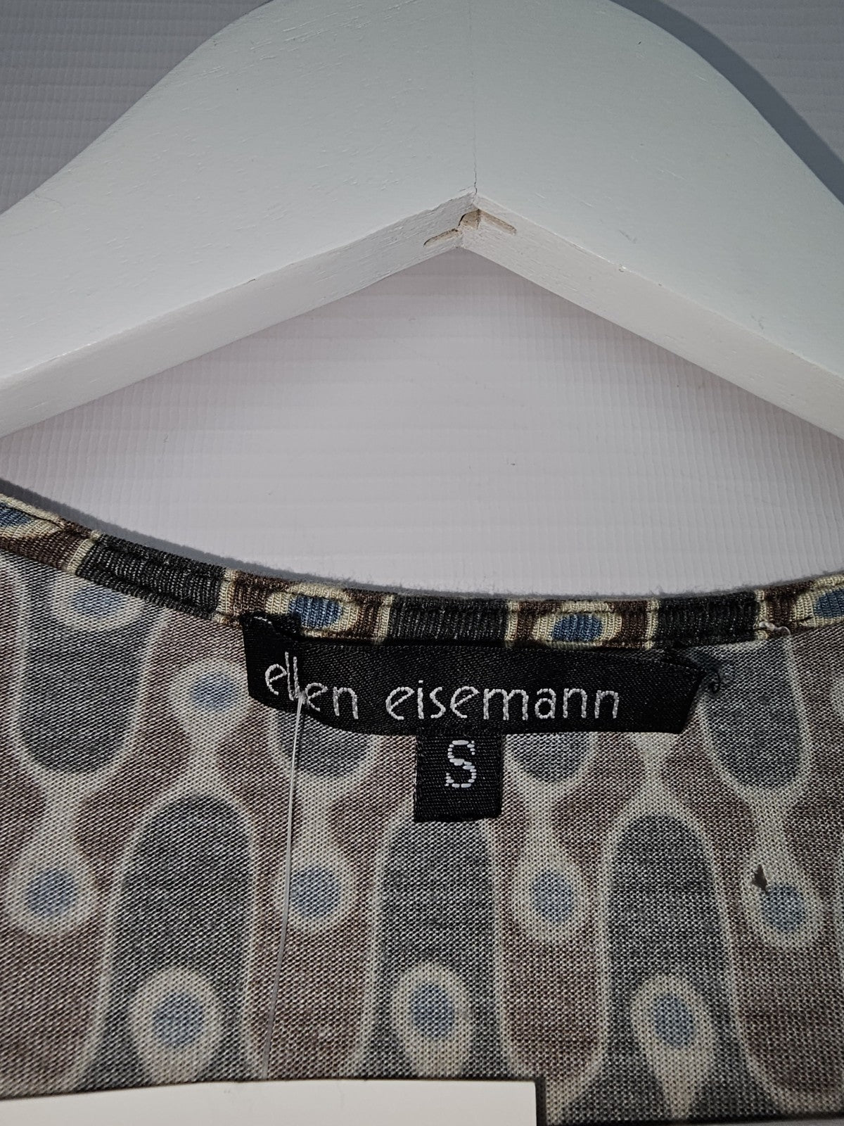 EK1496 Damen Kleid von Ellen Eisemann, Braun, Gr. S3