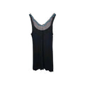 EK6302 Damen Kleid Gr.M Schwarz Brustumfang 34cm Länge 75cm0