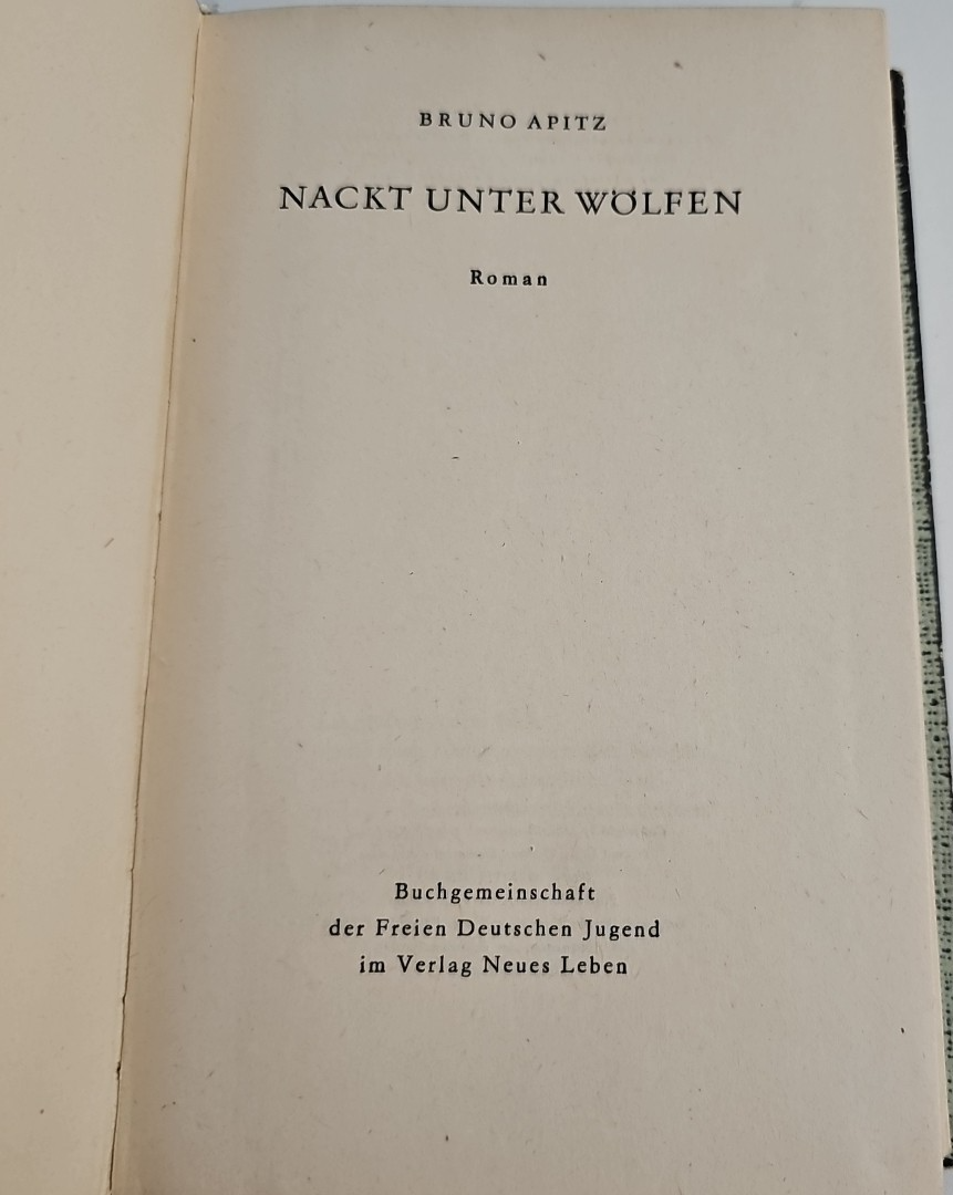 EB2867 Nackt Unter Wölfen, Bruno Apitz1