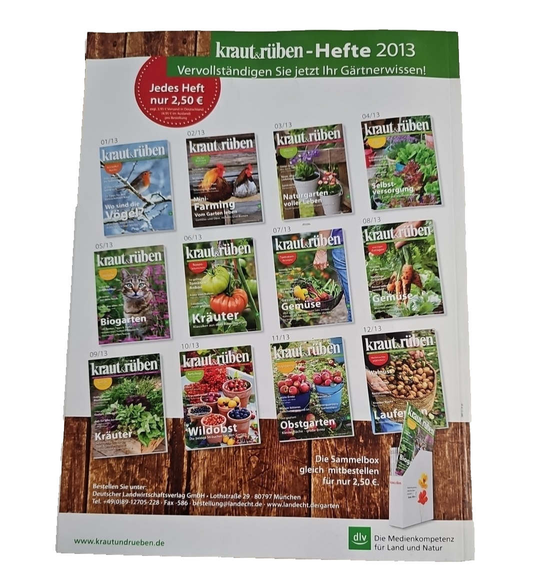 EB3498 Kraut und Rüben, 09/2014, biologisches Gärtnern und naturgemäßes Leben1