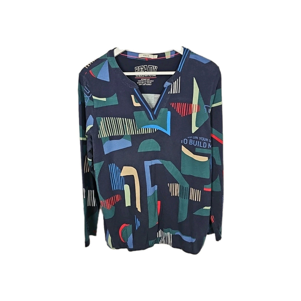 EK4340 Herren Pullover Cecil Gr.L Blau0