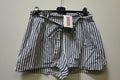 EK0208 Damen Shorts von Zara, gestreift, Gr. M0