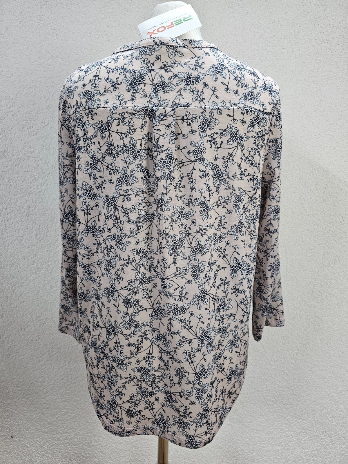 EK5936 Damen Bluse von H&M, rosa mit Blumen, Gr. M3