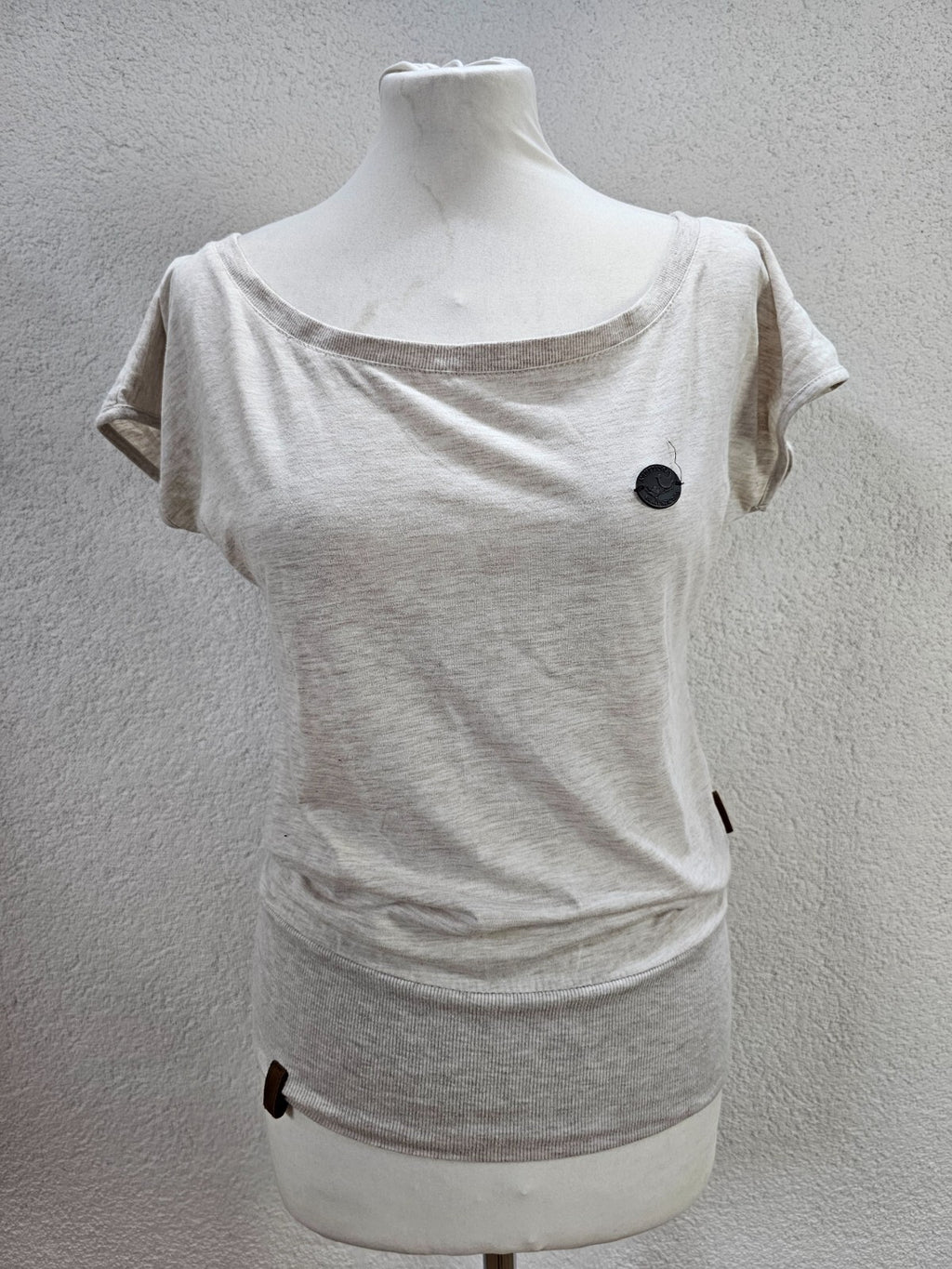 EK5787 Damen T-Shirt von Naketano, beige/weiß, Gr. S0