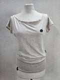 EK5787 Damen T-Shirt von Naketano, beige/weiß, Gr. S0