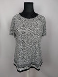EK5091 Damen Shirt von Gabriella K. schwarz/weiß, Gr. 460