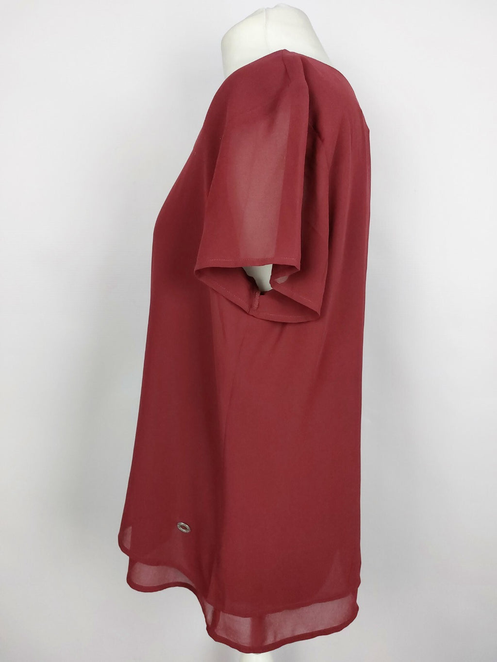 EK4204 Damen Shirt von Lisa Tossa, dunkelrot, Gr. 401
