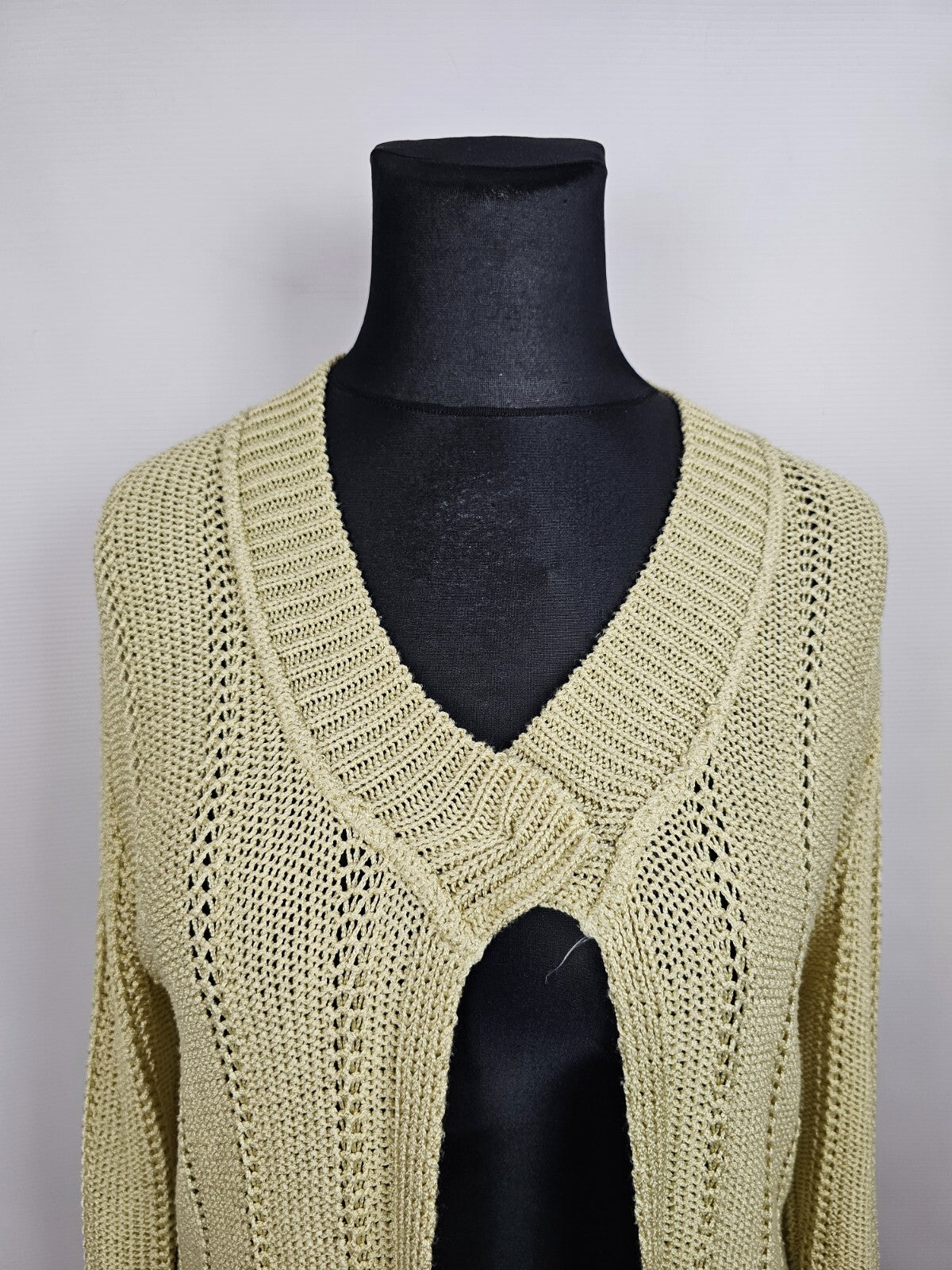 EK5479 Damen Strickjacke von Peter Luft, beigegold, Gr. L1