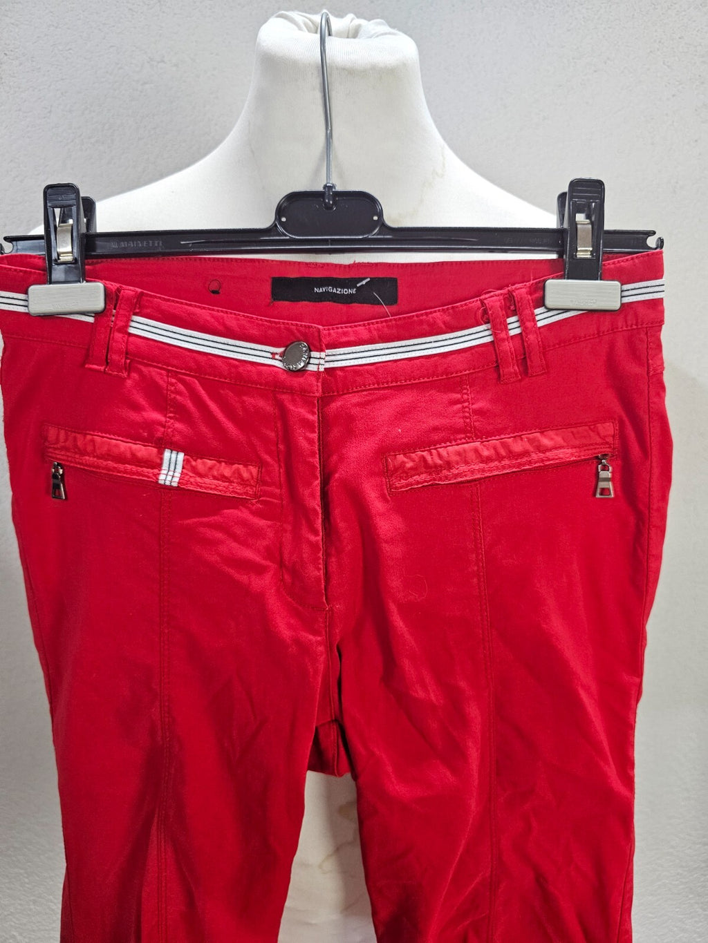 EK1204 Damen 3/4 Hose von Navigazione, rot, Gr. 361