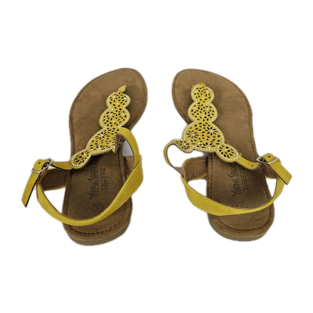 ES881 Damen Sandalen von YoungSpirit, Gelb, Gr. 401