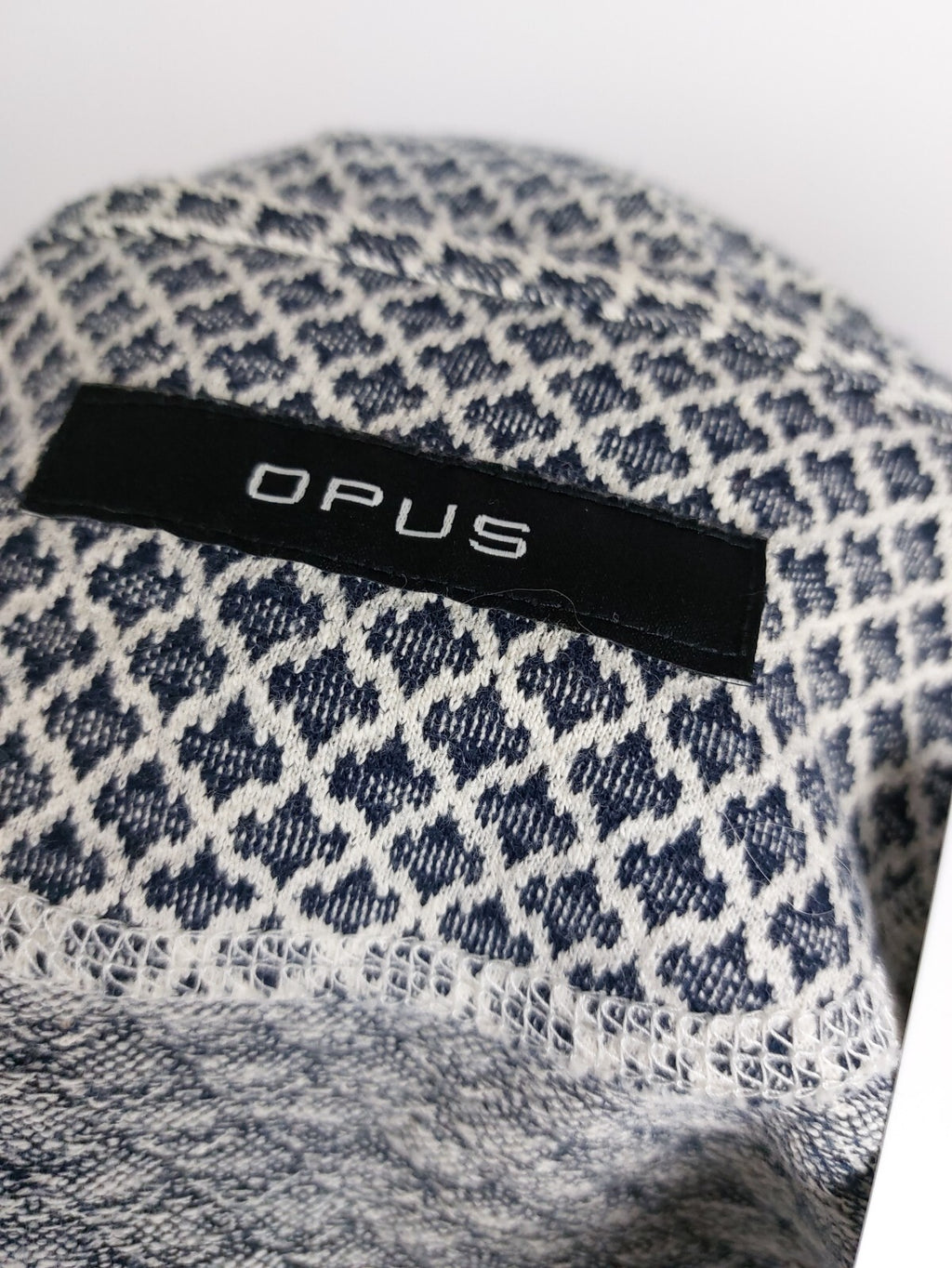 EK4480 Damen Strickjacke von Opus, blau-weiß, Gr.365