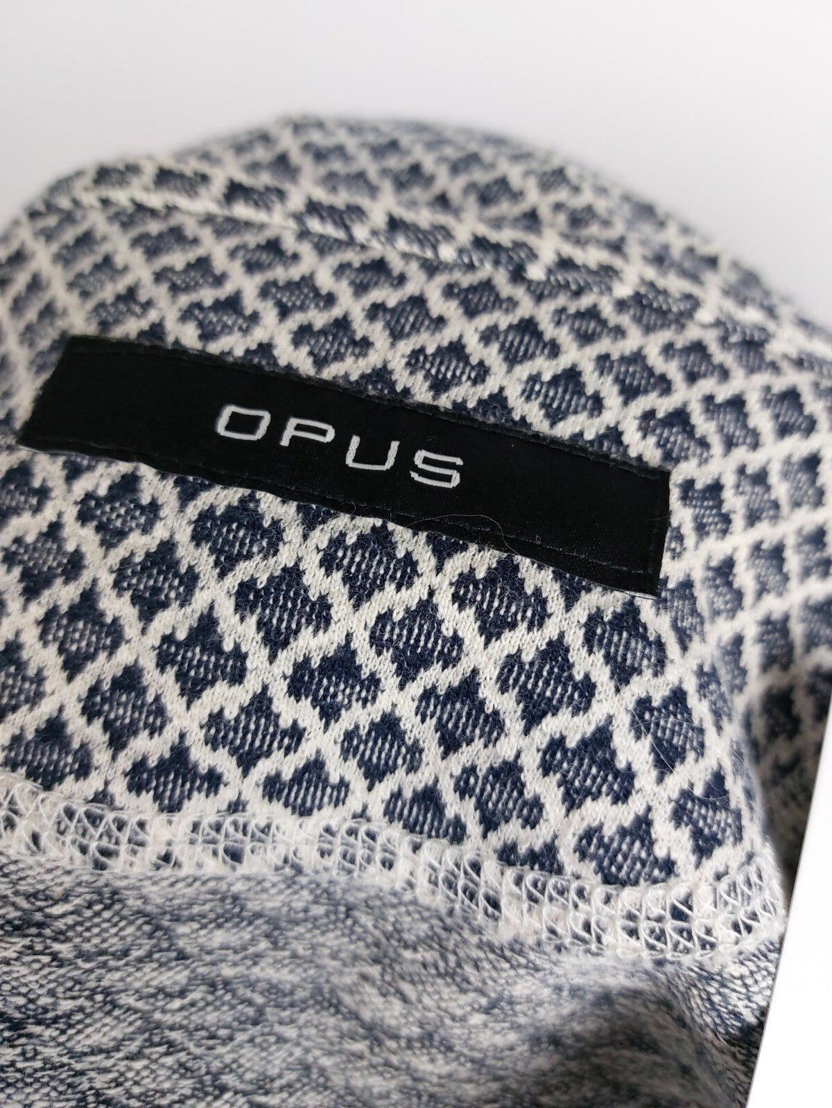 EK4480 Damen Strickjacke von Opus, blau-weiß, Gr.365