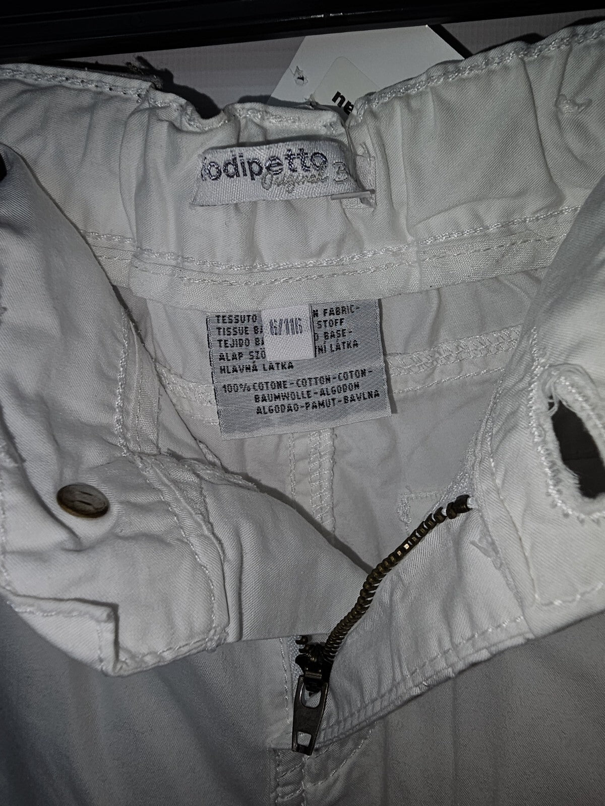 EK1742 Jungen Shorts von Dodipetto, Weiß, Gr.1161