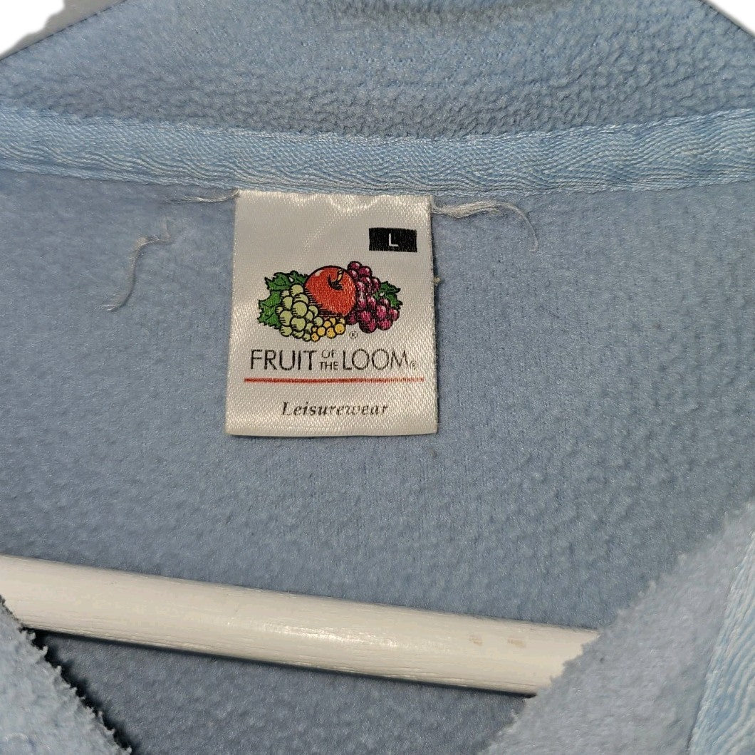 EK10987 Damen Fleecejacke von Fruit Of The Loom, Blau, Gr. L1