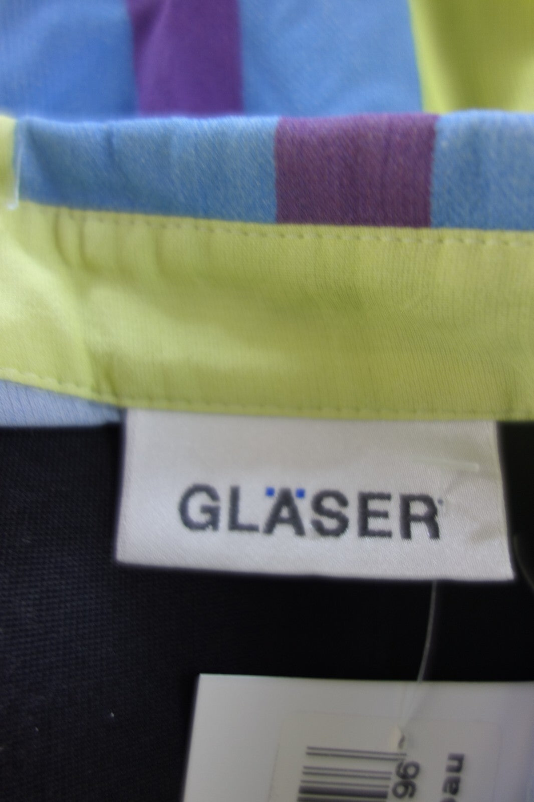 EK3866 Damen Bluse von Gläser, grün/blau, Gr. 484