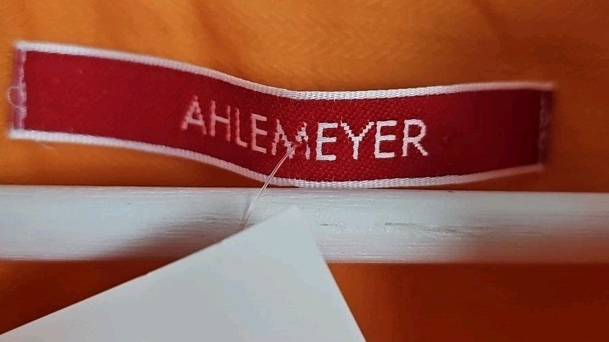EK9488 Damen Bluse Ahlemeyer Gr.43 Orange1