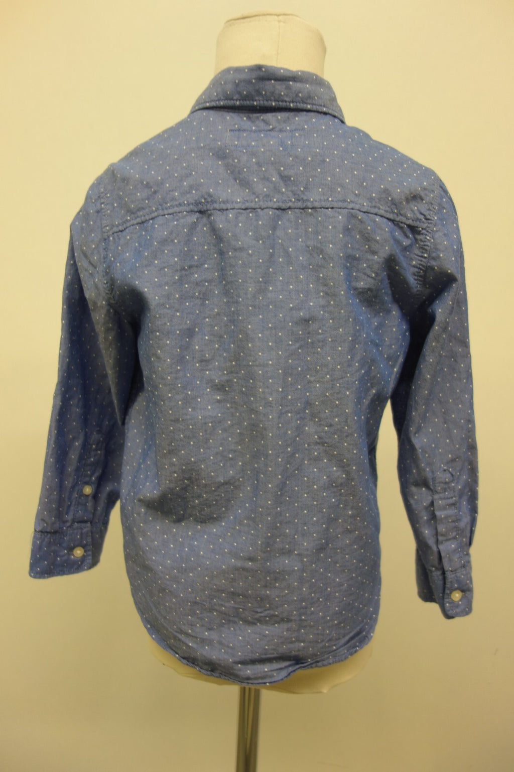 EK1895 Jungen Hemd von H&M, gepunktet, Gr. 1223