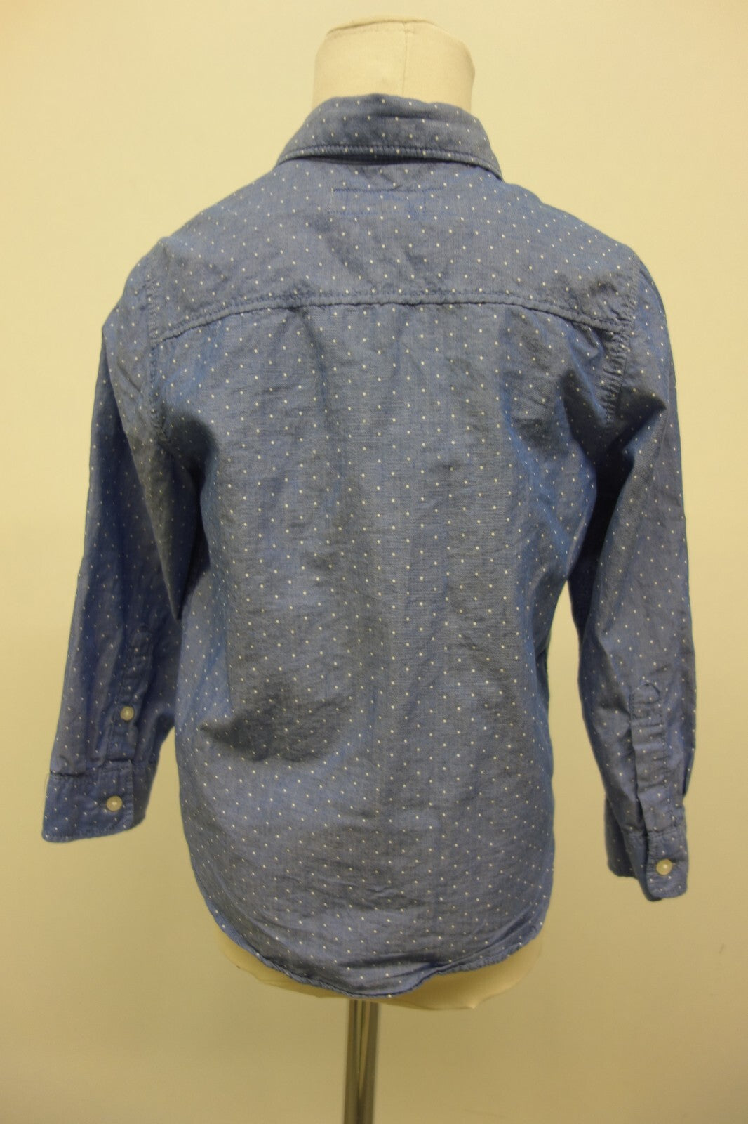 EK1895 Jungen Hemd von H&M, gepunktet, Gr. 1223