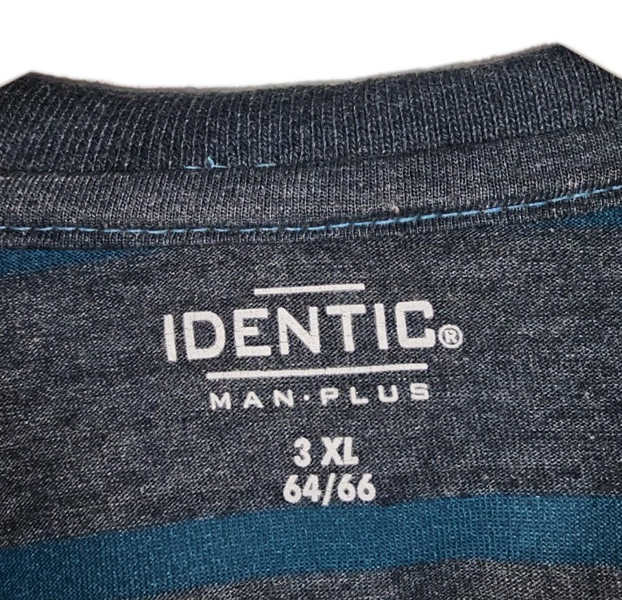 EK10938 Herren T-Shirt von Identic, grau-blau, Gr.3XL2