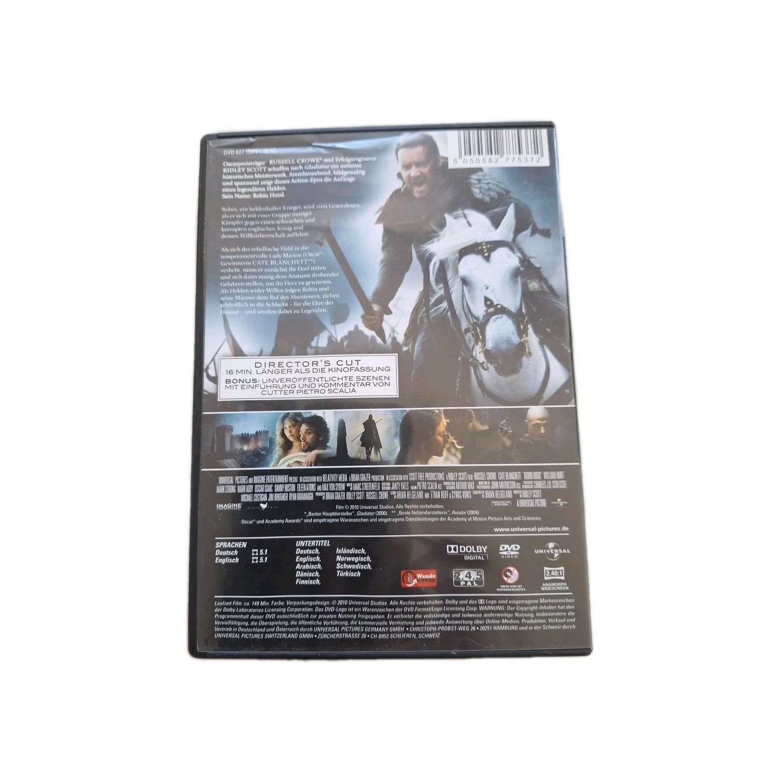 EB3670 Robin Hood [Director's Cut] von Ridley Scott | DVD | 1