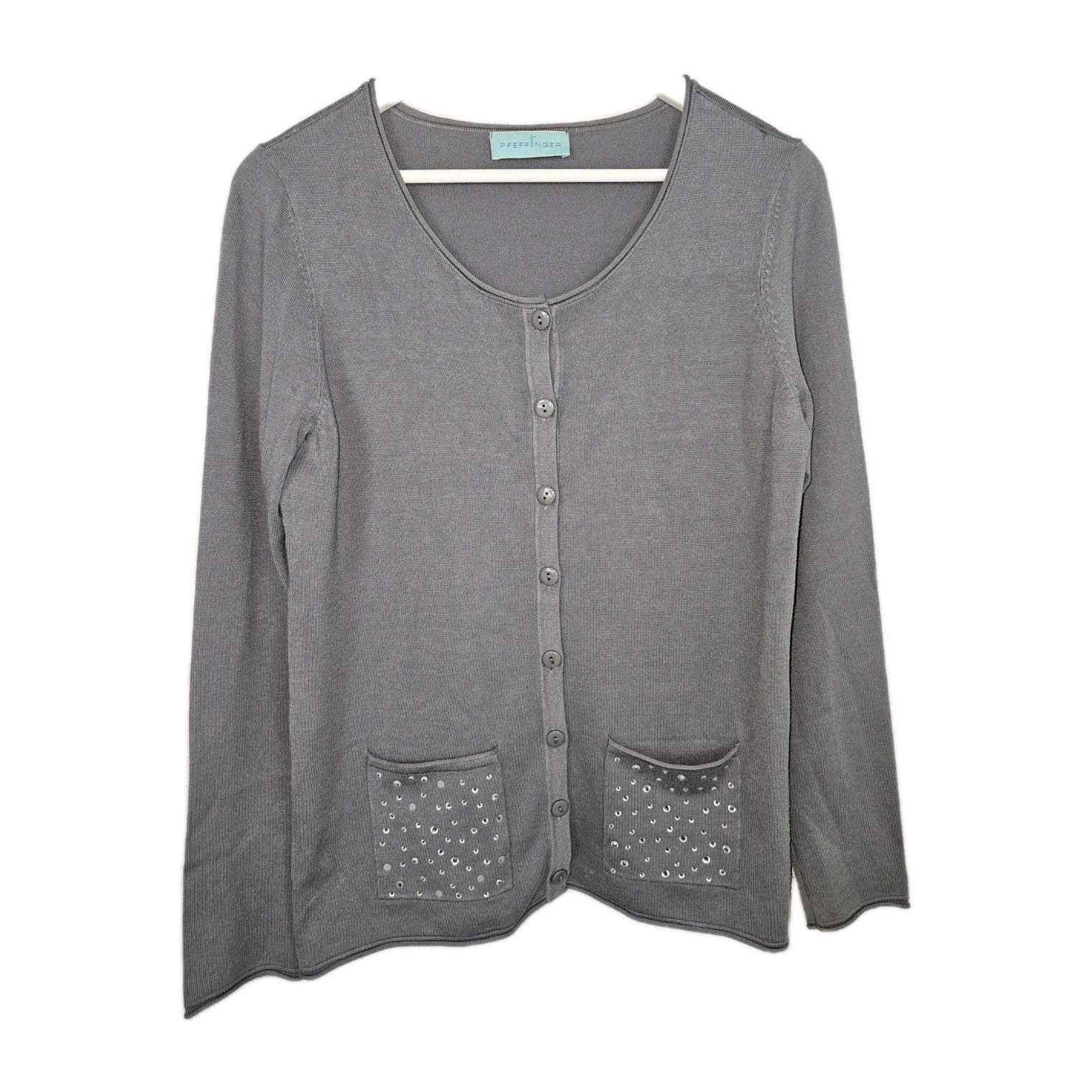 EK9911 Damen Strickjacke von Pfeffinger,  grau, Gr.360